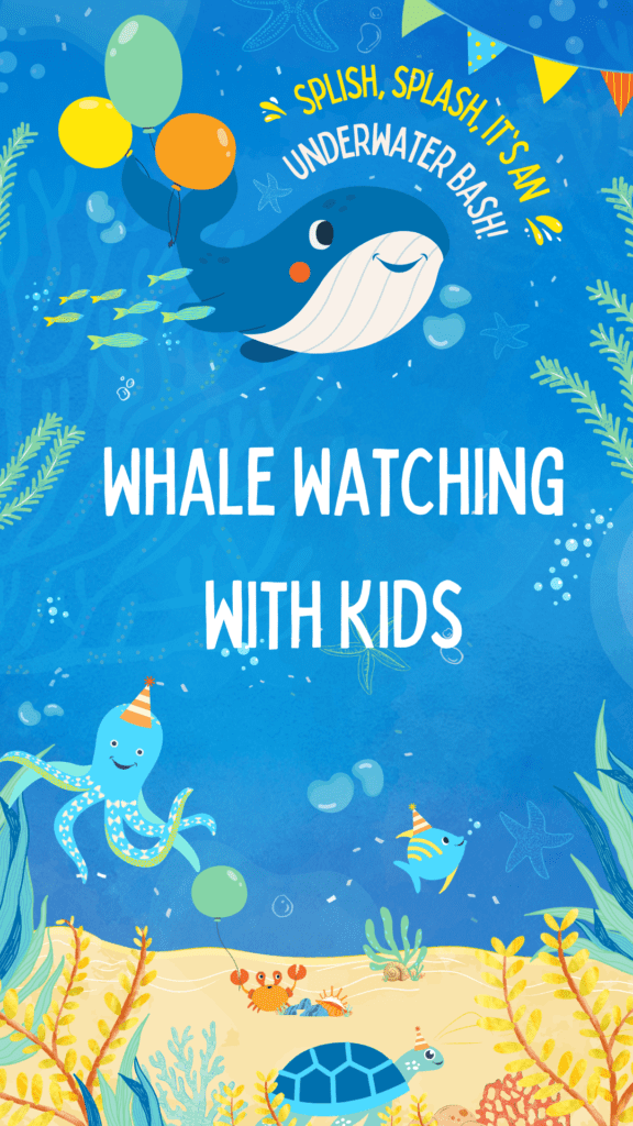 whale watching with kids